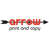 arrow print and copy logo